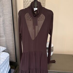 A.L.C. Chocolate Long Sleeve Dress